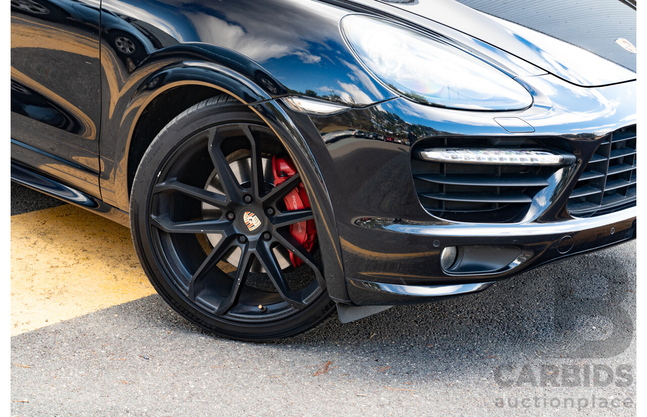 8/2013 Porsche Cayenne GTS 92A Series 2 (AWD) MY14 4d Wagon Jet Black V8 4.8L