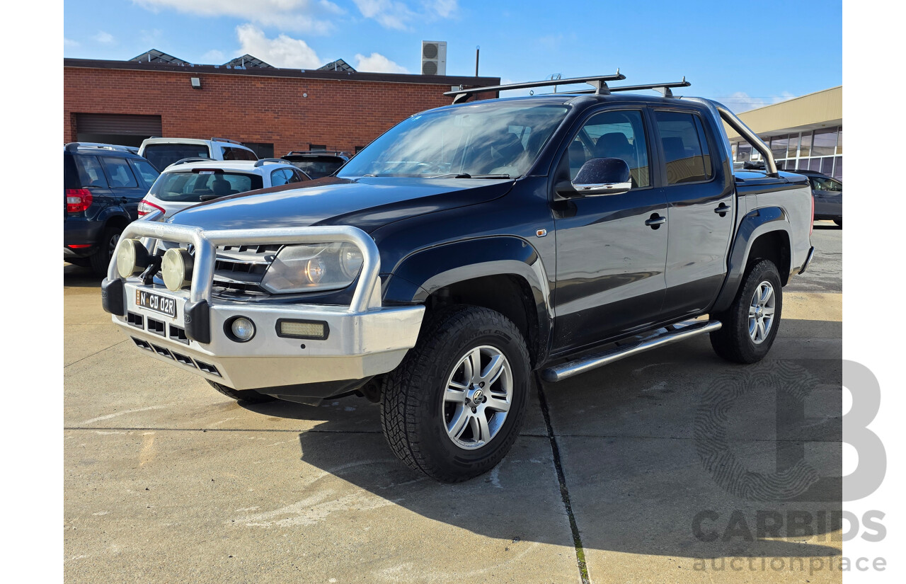 11/2012 Volkswagen Amarok Tdi420 Highline (4x4) 2H MY12.5 Dual Cab Utility Blue Turbo Diesel 2.0L