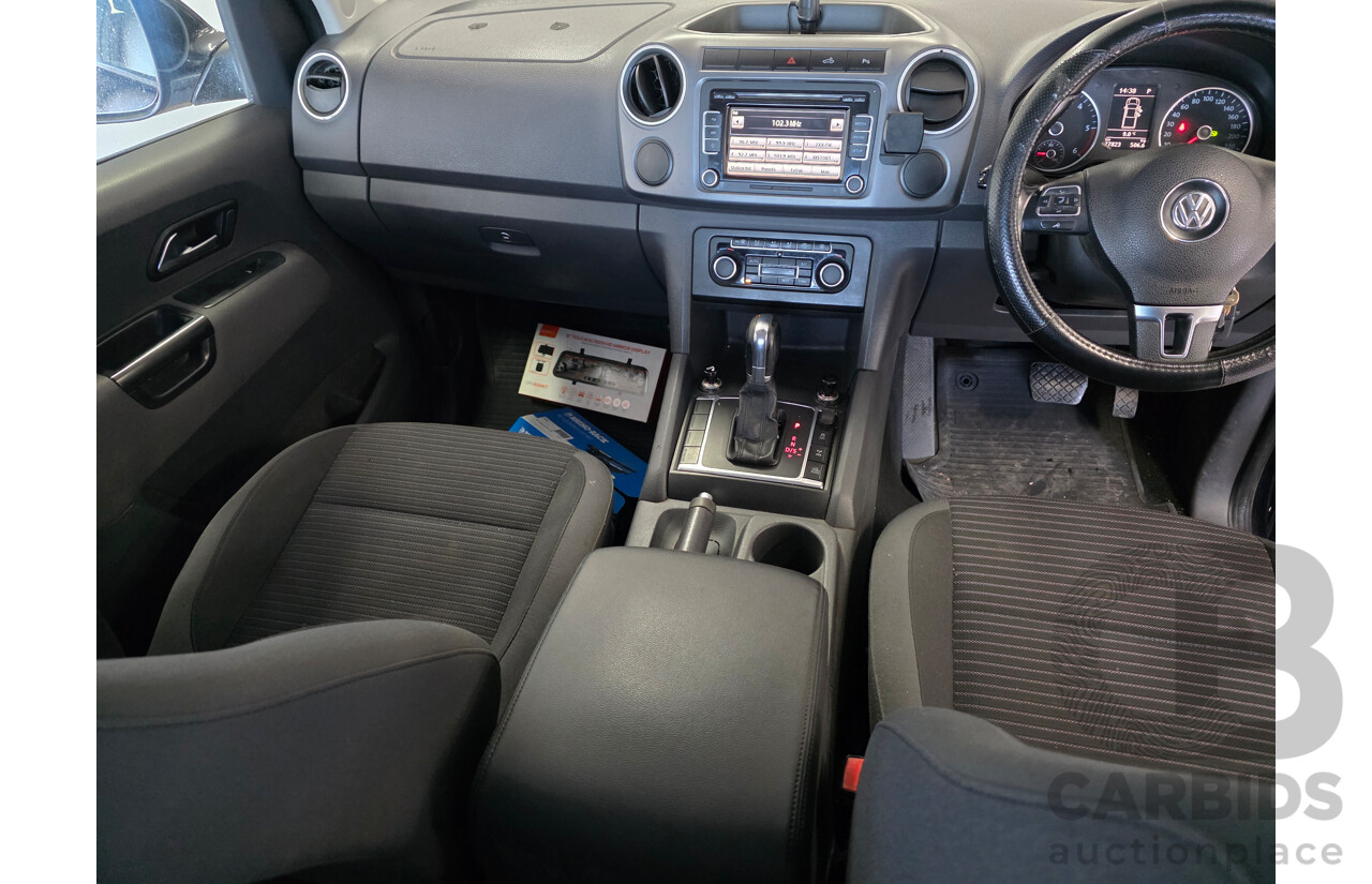 11/2012 Volkswagen Amarok Tdi420 Highline (4x4) 2H MY12.5 Dual Cab Utility Blue Turbo Diesel 2.0L