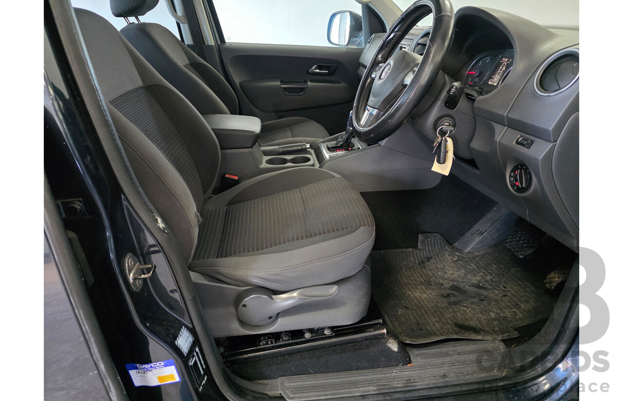 11/2012 Volkswagen Amarok Tdi420 Highline (4x4) 2H MY12.5 Dual Cab Utility Blue Turbo Diesel 2.0L