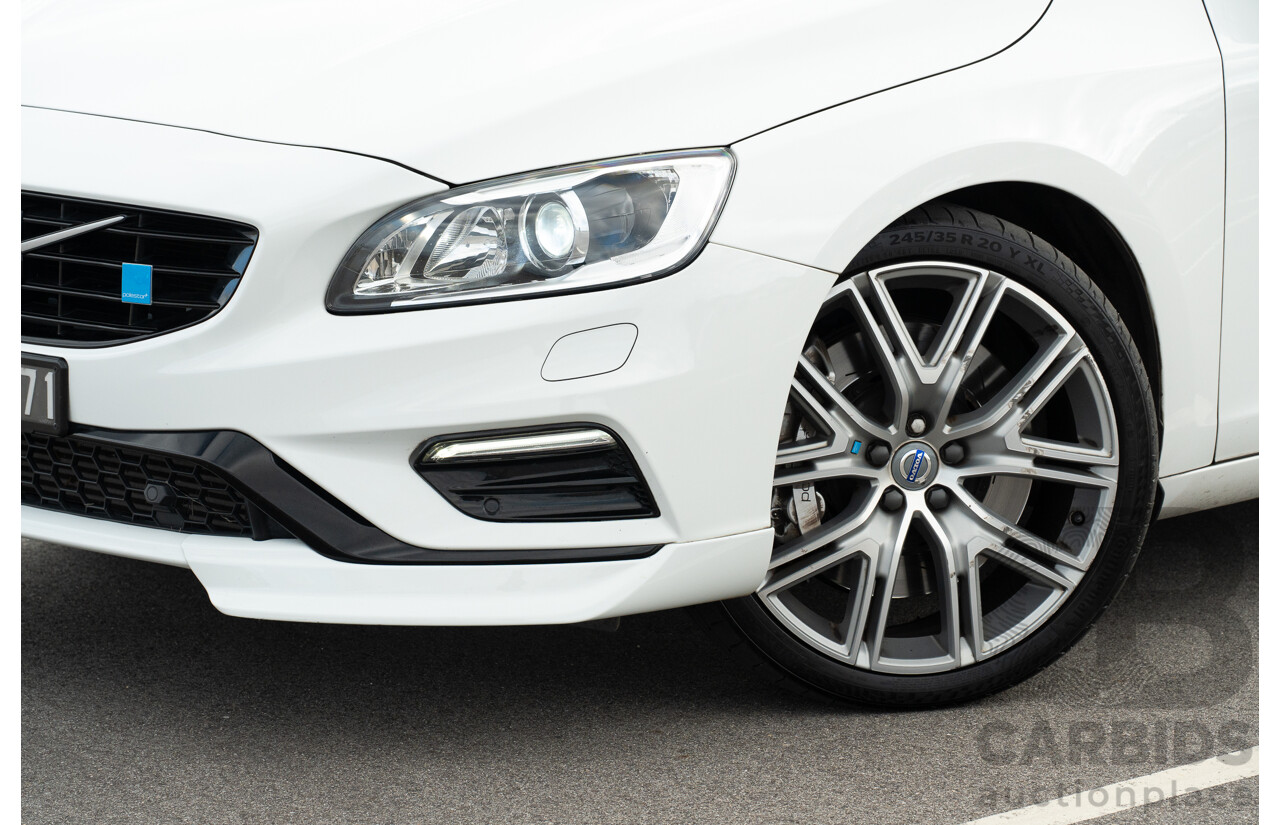 1/2017 Volvo V60 Polestar F (AWD) MY17 4d Wagon Ice White Turbocharged and Supercharged 2.0L