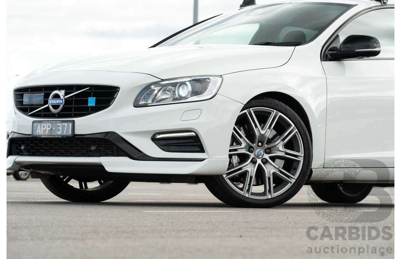 1/2017 Volvo V60 Polestar F (AWD) MY17 4d Wagon Ice White Turbocharged and Supercharged 2.0L