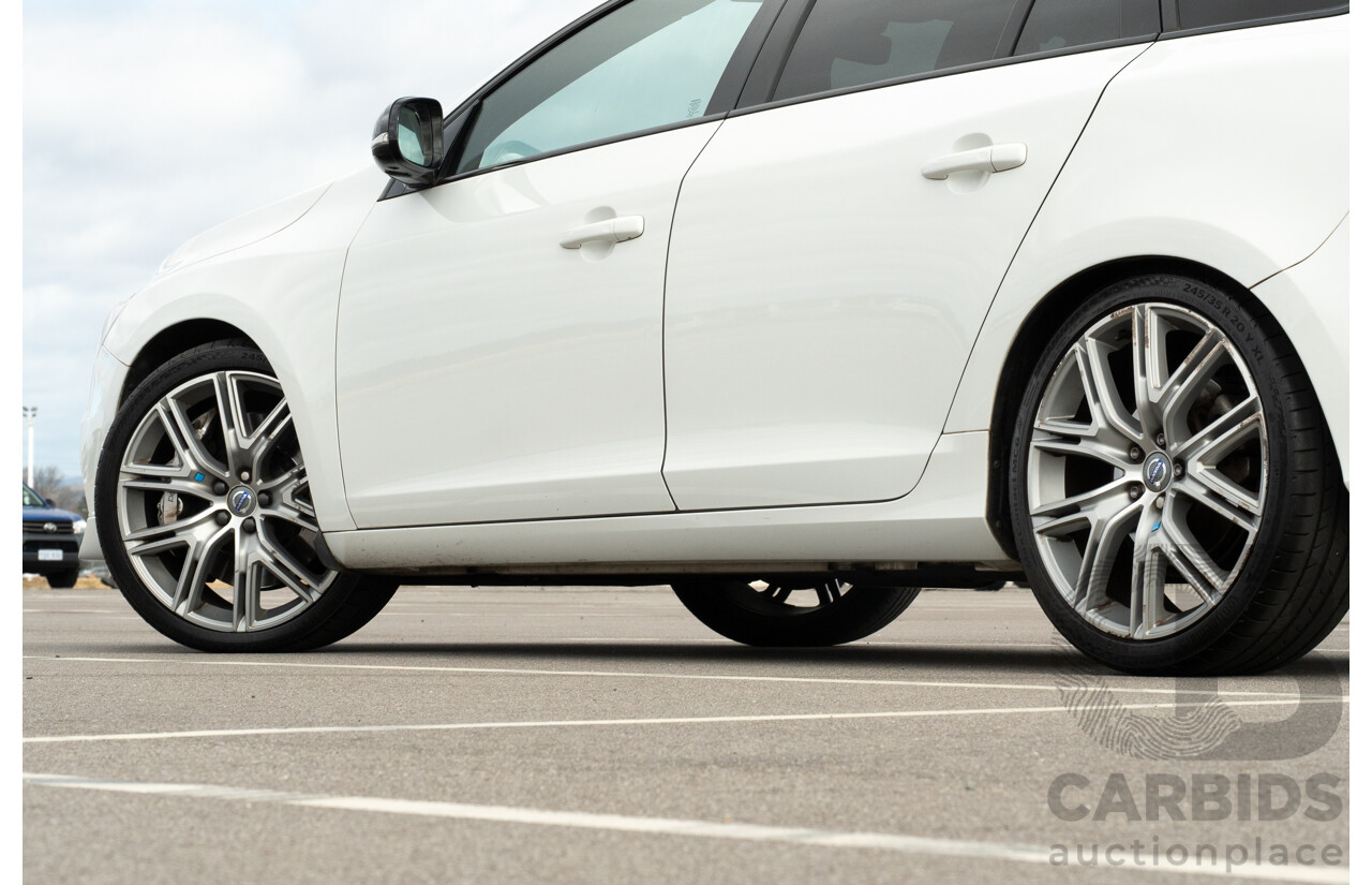 1/2017 Volvo V60 Polestar F (AWD) MY17 4d Wagon Ice White Turbocharged and Supercharged 2.0L