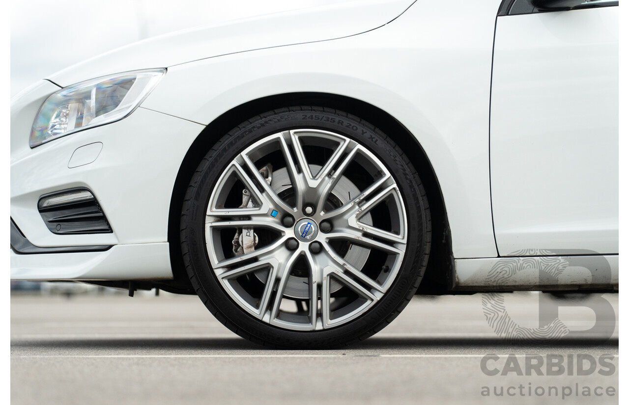 1/2017 Volvo V60 Polestar F (AWD) MY17 4d Wagon Ice White Turbocharged and Supercharged 2.0L