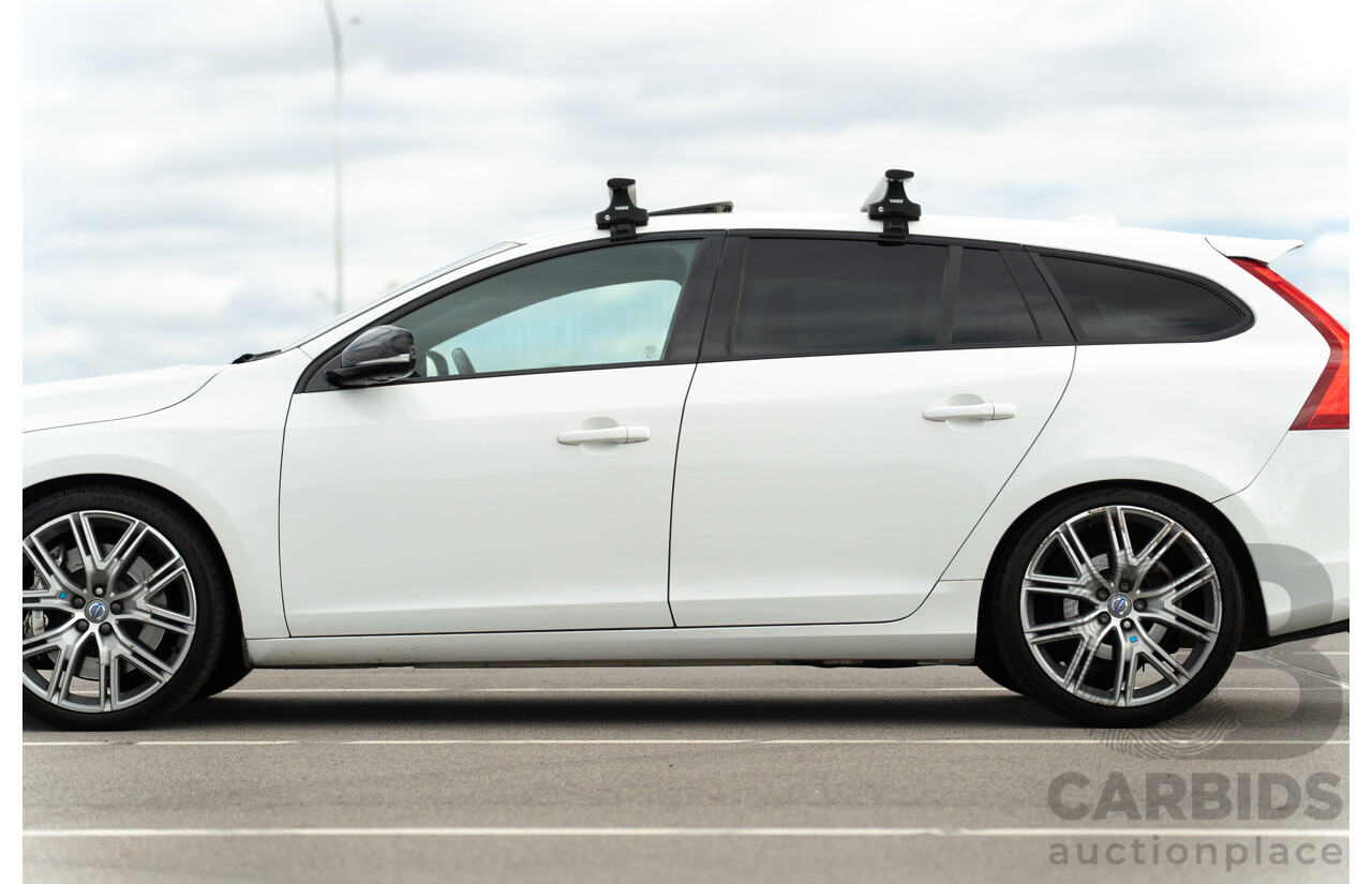 1/2017 Volvo V60 Polestar F (AWD) MY17 4d Wagon Ice White Turbocharged and Supercharged 2.0L