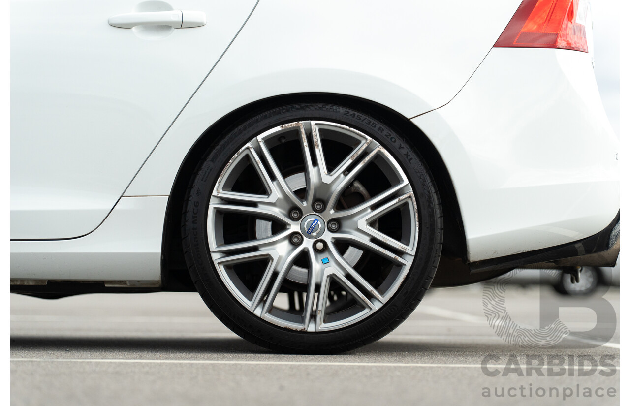 1/2017 Volvo V60 Polestar F (AWD) MY17 4d Wagon Ice White Turbocharged and Supercharged 2.0L