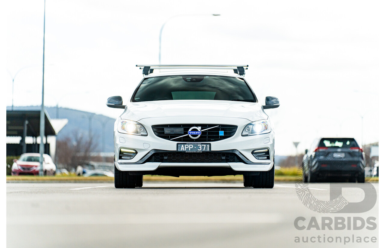 1/2017 Volvo V60 Polestar F (AWD) MY17 4d Wagon Ice White Turbocharged and Supercharged 2.0L
