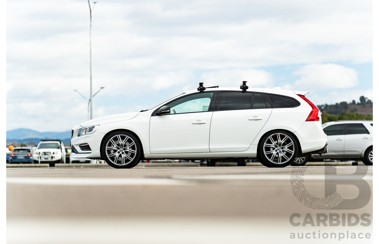 1/2017 Volvo V60 Polestar F (AWD) MY17 4d Wagon Ice White Turbocharged and Supercharged 2.0L