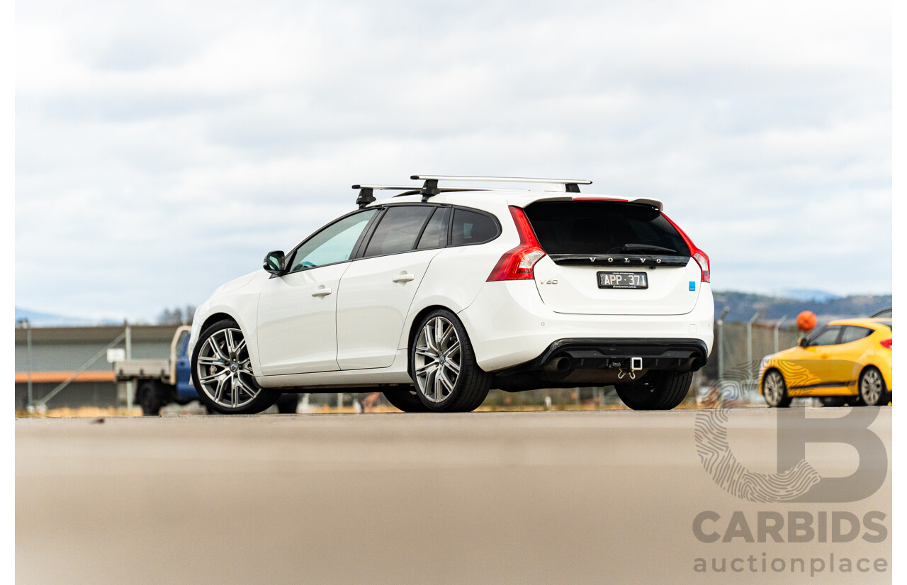 1/2017 Volvo V60 Polestar F (AWD) MY17 4d Wagon Ice White Turbocharged and Supercharged 2.0L