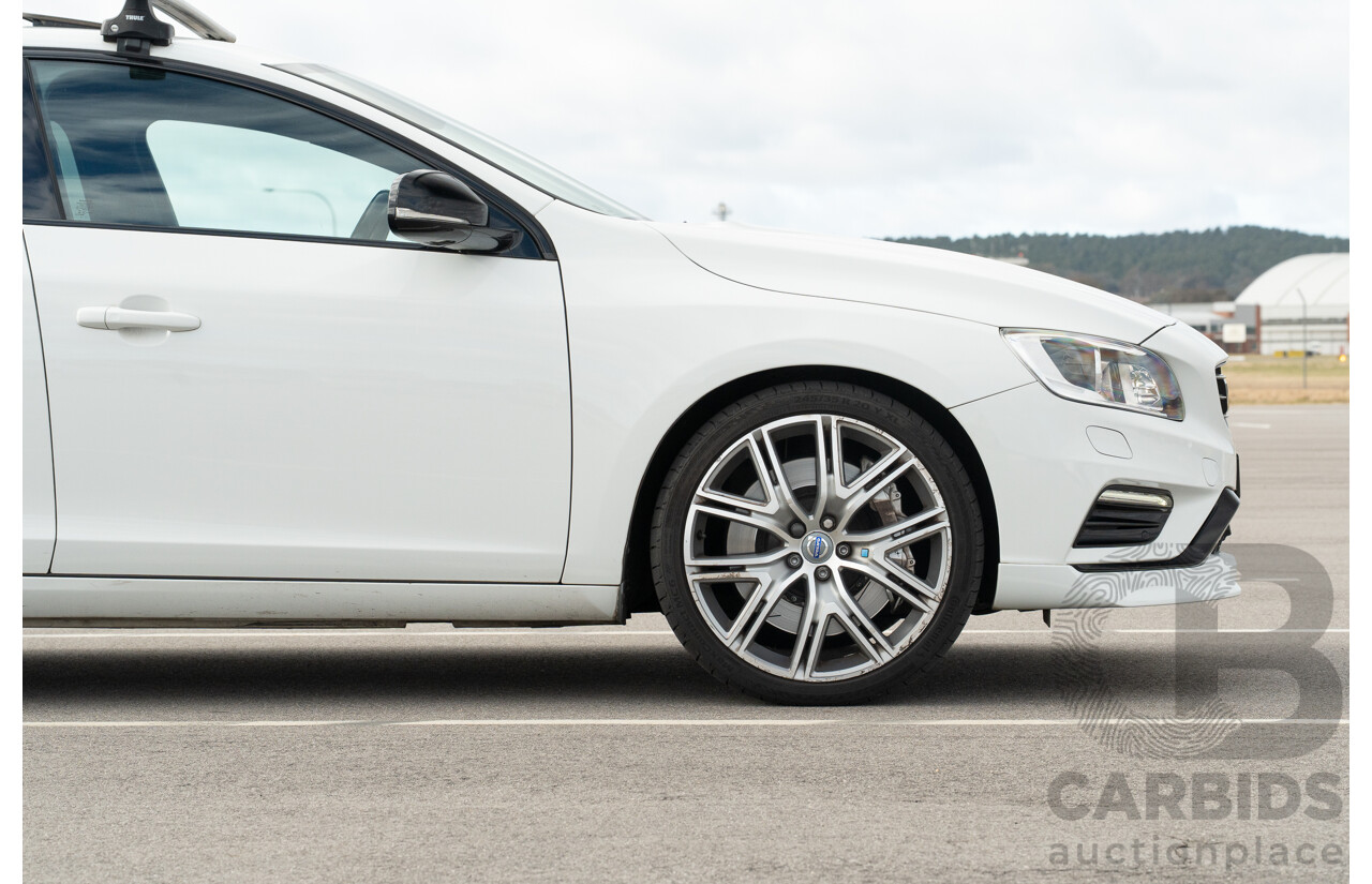 1/2017 Volvo V60 Polestar F (AWD) MY17 4d Wagon Ice White Turbocharged and Supercharged 2.0L