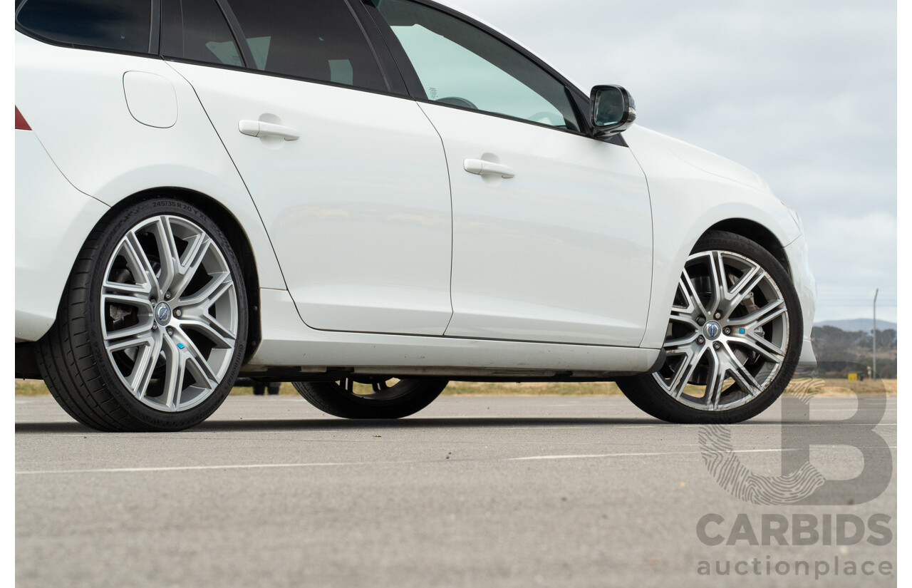 1/2017 Volvo V60 Polestar F (AWD) MY17 4d Wagon Ice White Turbocharged and Supercharged 2.0L