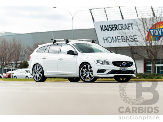 1/2017 Volvo V60 Polestar F (AWD) MY17 4d Wagon Ice White Turbocharged and Supercharged 2.0L