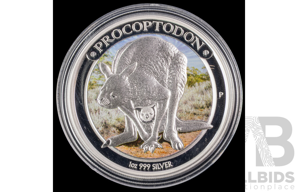 Australian Perth Mint 2014 Five Silver Coin Mega Fauna Set .999