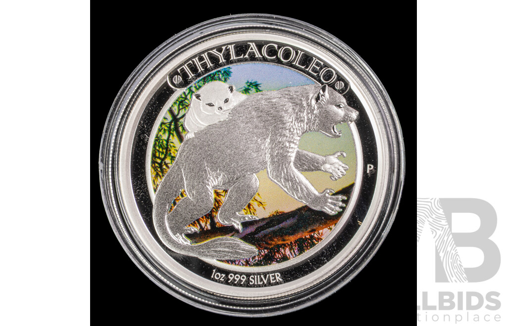 Australian Perth Mint 2014 Five Silver Coin Mega Fauna Set .999