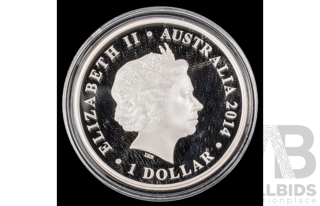 Australian Perth Mint 2014 Five Silver Coin Mega Fauna Set .999