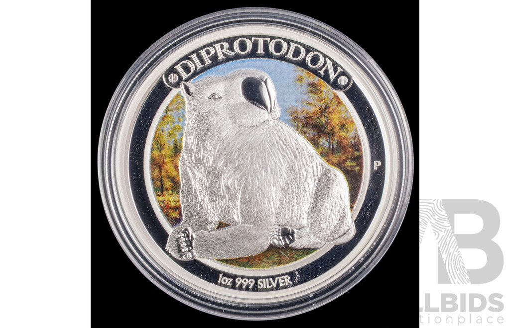 Australian Perth Mint 2014 Five Silver Coin Mega Fauna Set .999