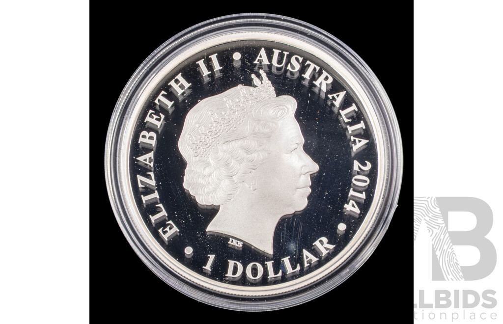 Australian Perth Mint 2014 Five Silver Coin Mega Fauna Set .999