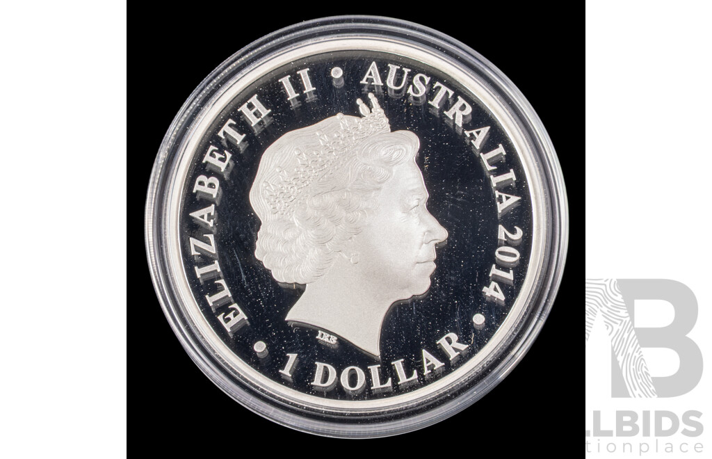 Australian Perth Mint 2014 Five Silver Coin Mega Fauna Set .999