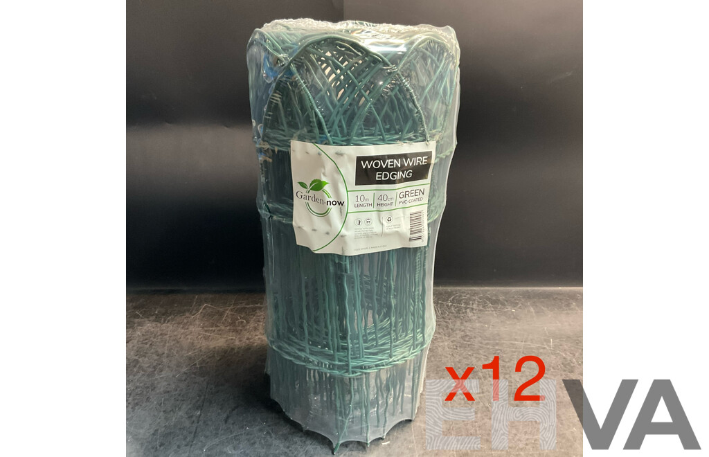 Garden.now Woven Wire Edging - Lot of 12