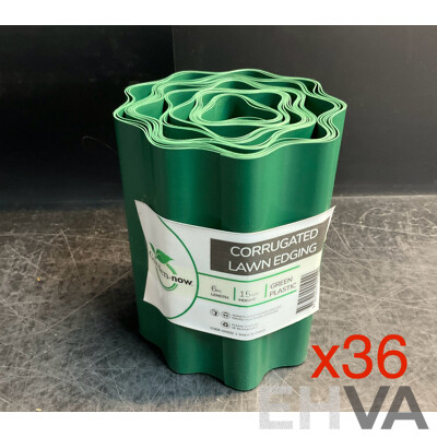 Garden.now Corrugated Lawn Edging - Lot of 36