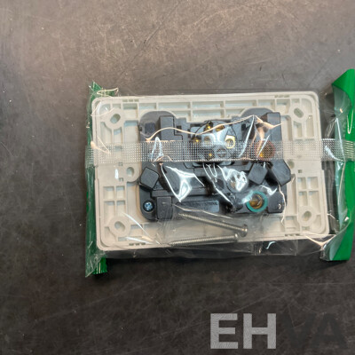 IGOTO Switch Socket Included Single/ Double Power Point, 1 Gang Wall Switch, Double Power Point with Extra Switch  - Lot of 180