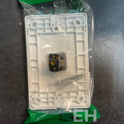 IGOTO Switch Socket Included Single/ Double Power Point, 1 Gang Wall Switch, Double Power Point with Extra Switch  - Lot of 180