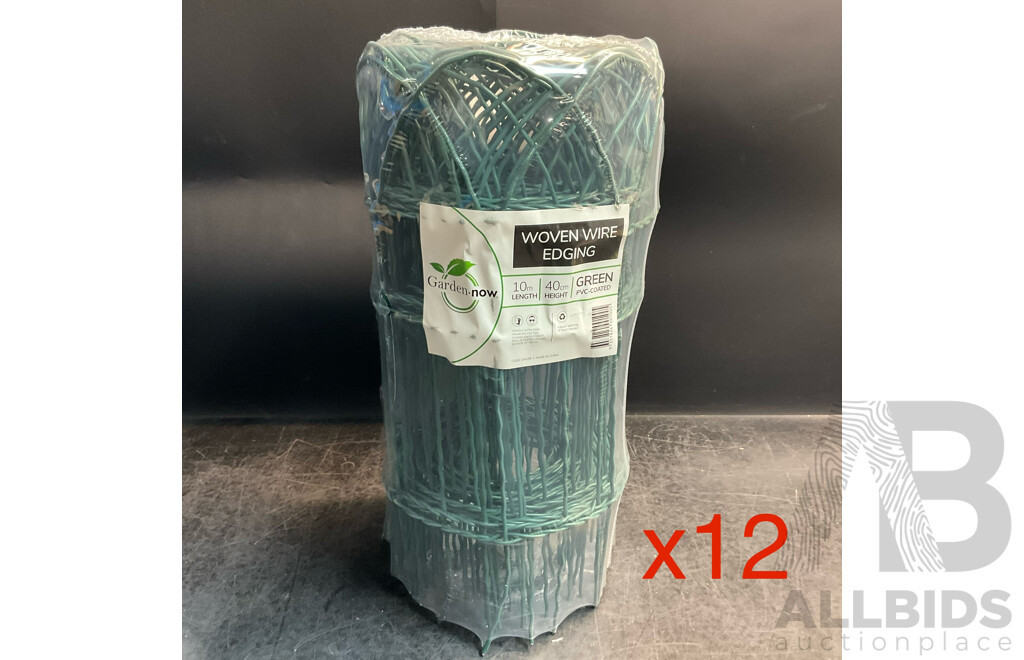 Garden.now Woven Wire Edging - Lot of 12
