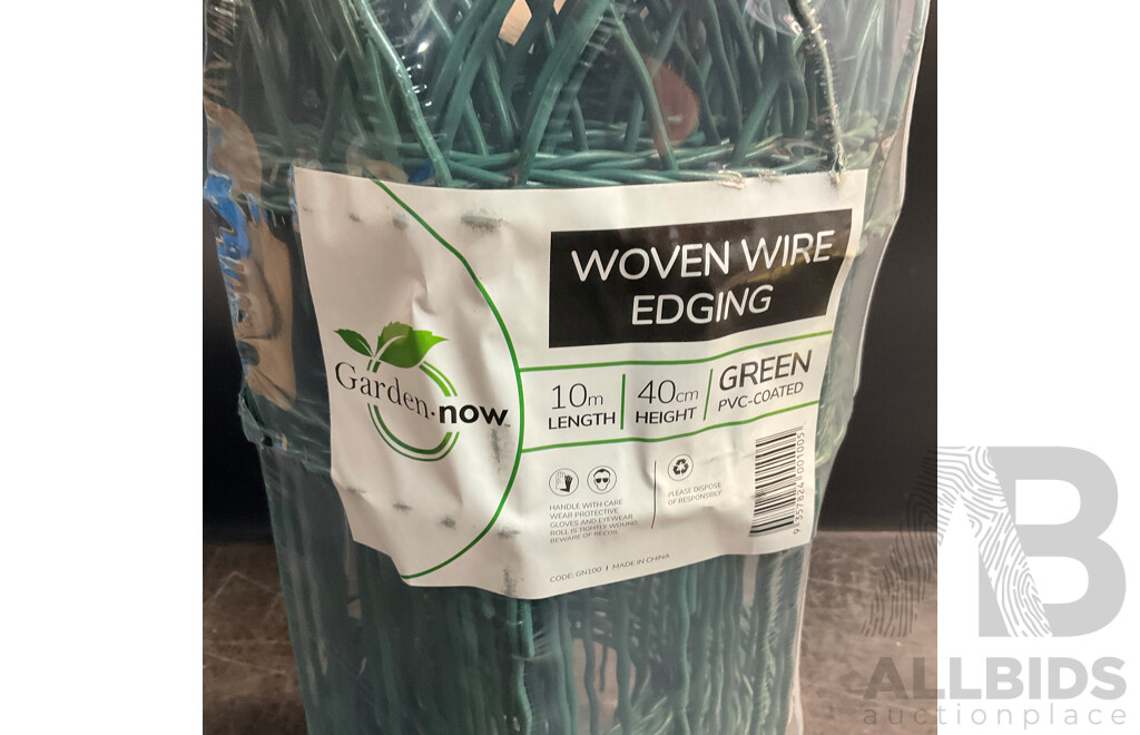 Garden.now Woven Wire Edging - Lot of 12