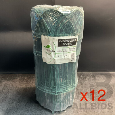 Garden.now Woven Wire Edging - Lot of 12