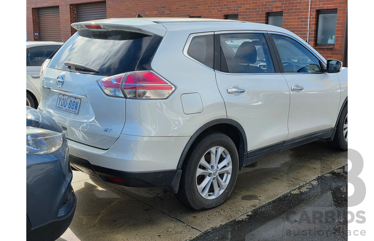 3/2014 Nissan X-Trail ST (4x4) T32 4d Wagon White 2.5L