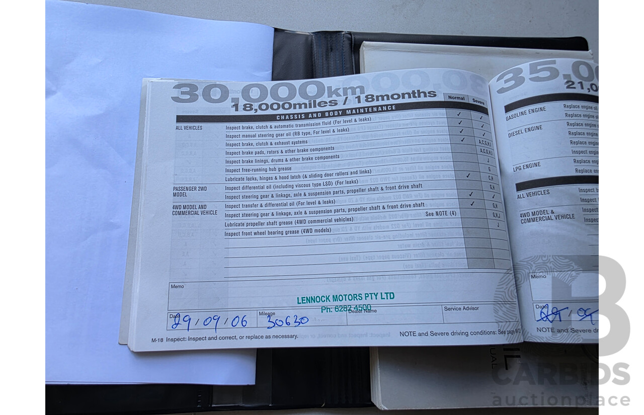 2/2005 Nissan X-Trail Ti-L (sunroof) (4x4) T30 4d Wagon Silver2.5L
