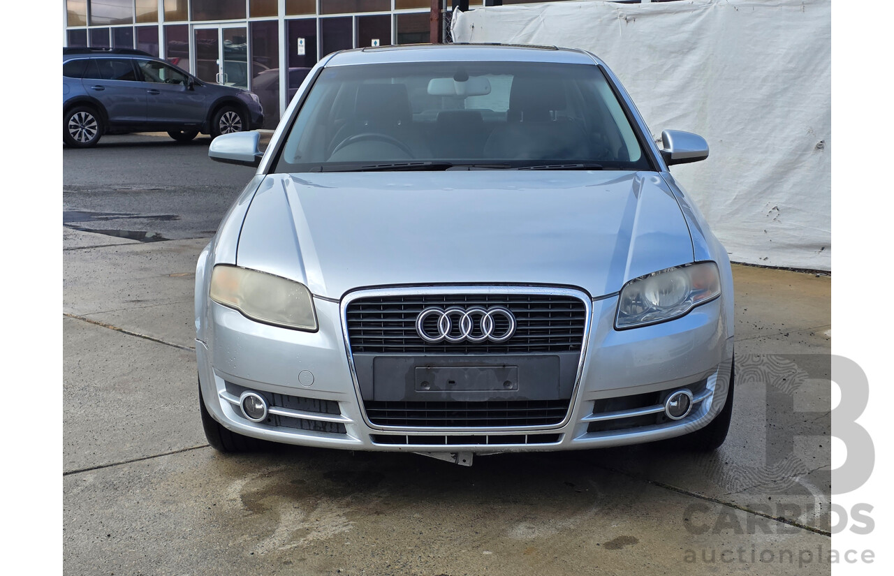 8/2005 Audi A4 1.8T B6 4d Sedan Silver Turbo 1.8L