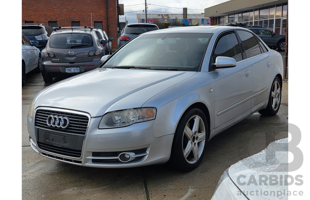 8/2005 Audi A4 1.8T B6 4d Sedan Silver Turbo 1.8L