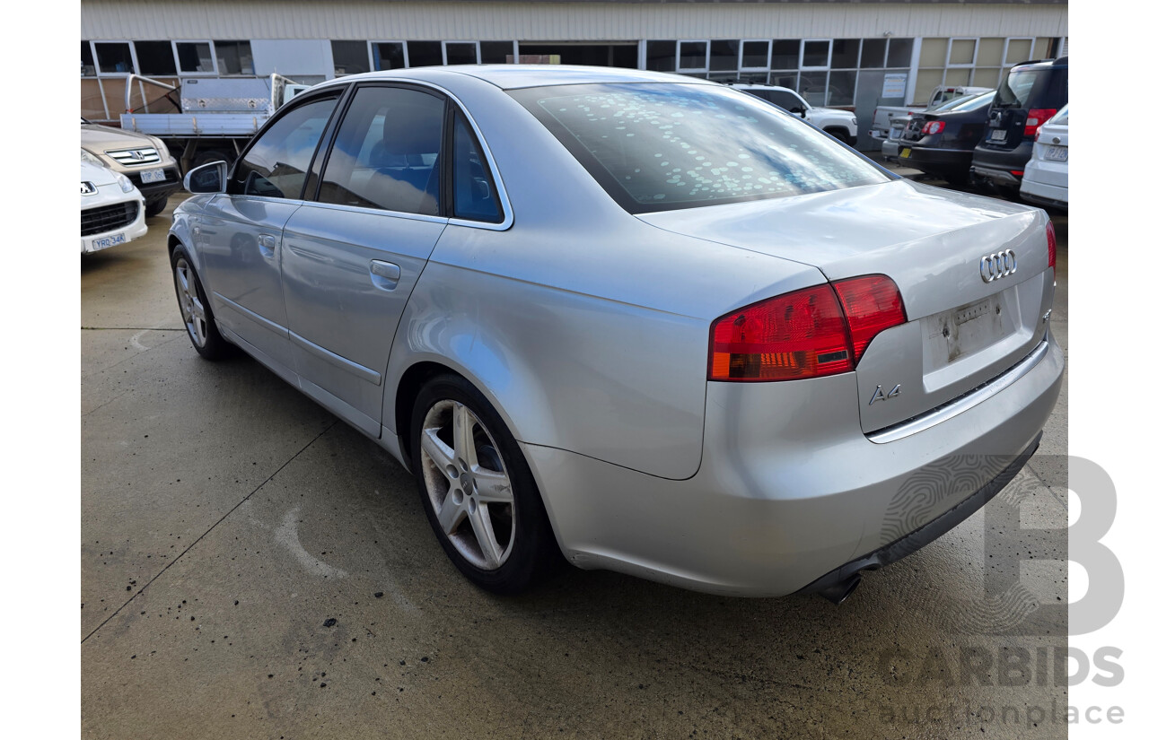 8/2005 Audi A4 1.8T B6 4d Sedan Silver Turbo 1.8L