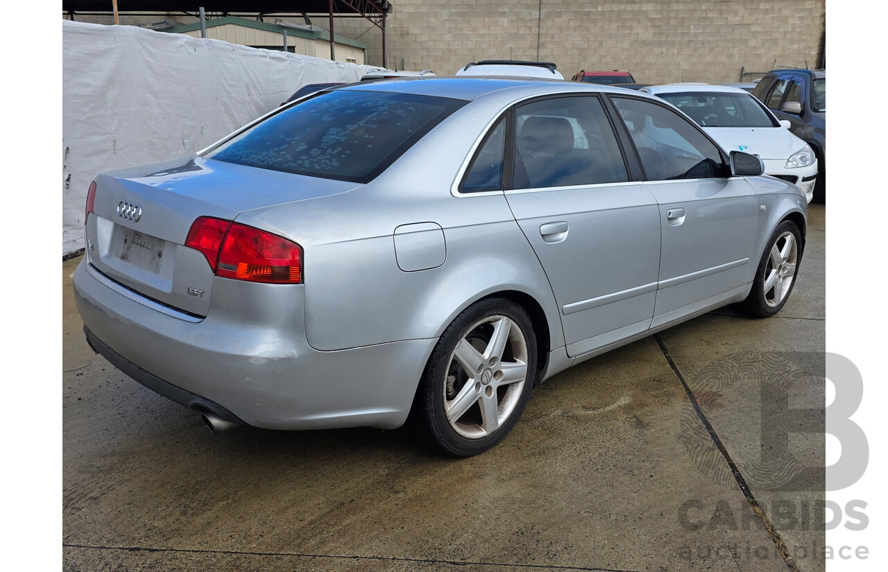 8/2005 Audi A4 1.8T B6 4d Sedan Silver Turbo 1.8L