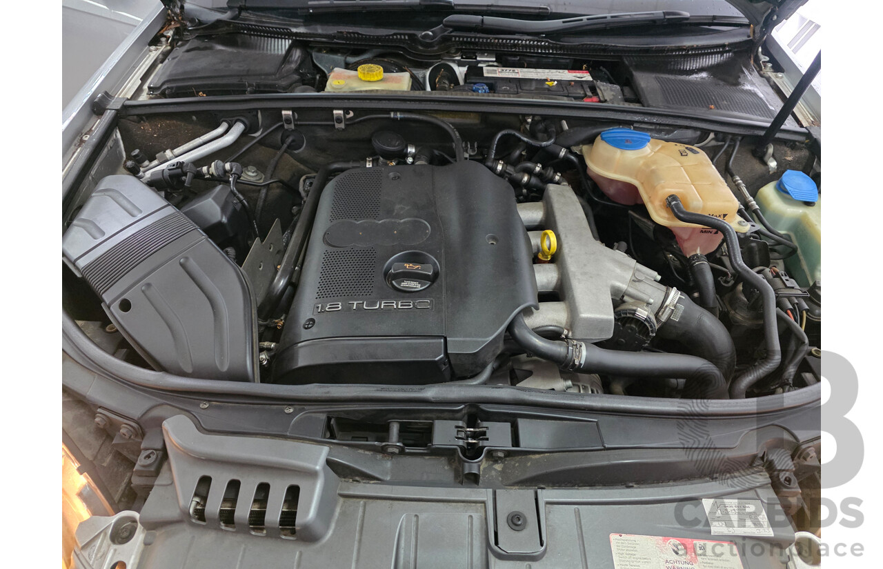 8/2005 Audi A4 1.8T B6 4d Sedan Silver Turbo 1.8L