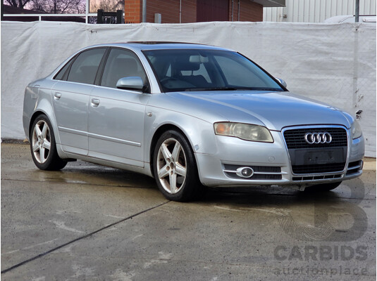 8/2005 Audi A4 1.8T B6 4d Sedan Silver Turbo 1.8L