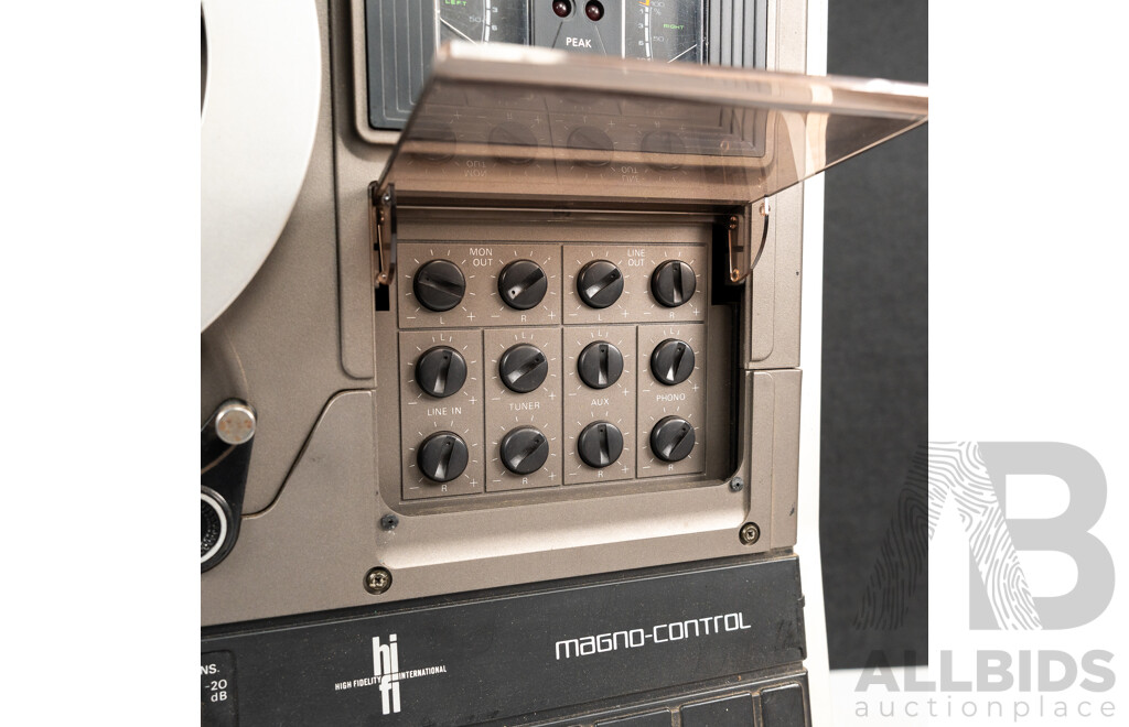 Retro Phillips N4506 Magno Control Reel to Reel Recorder Tape Deck