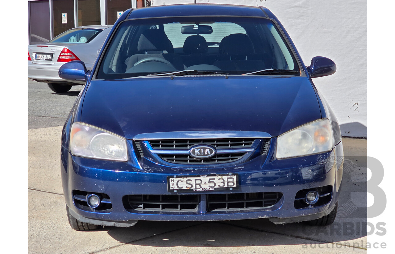 8/2006 Kia Cerato  LD 4d Sedan Blue 2.0L