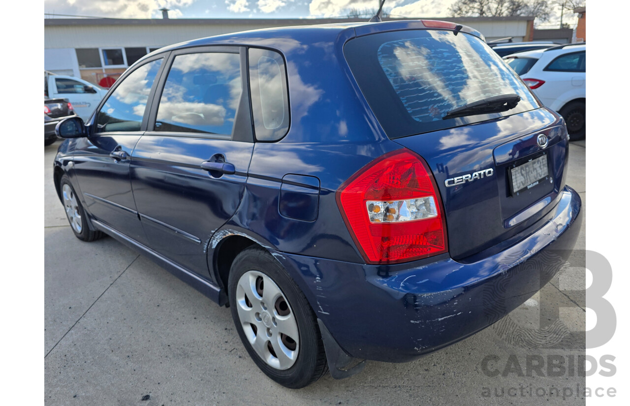 8/2006 Kia Cerato  LD 4d Sedan Blue 2.0L