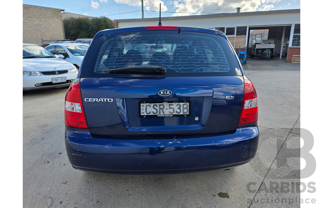 8/2006 Kia Cerato  LD 4d Sedan Blue 2.0L