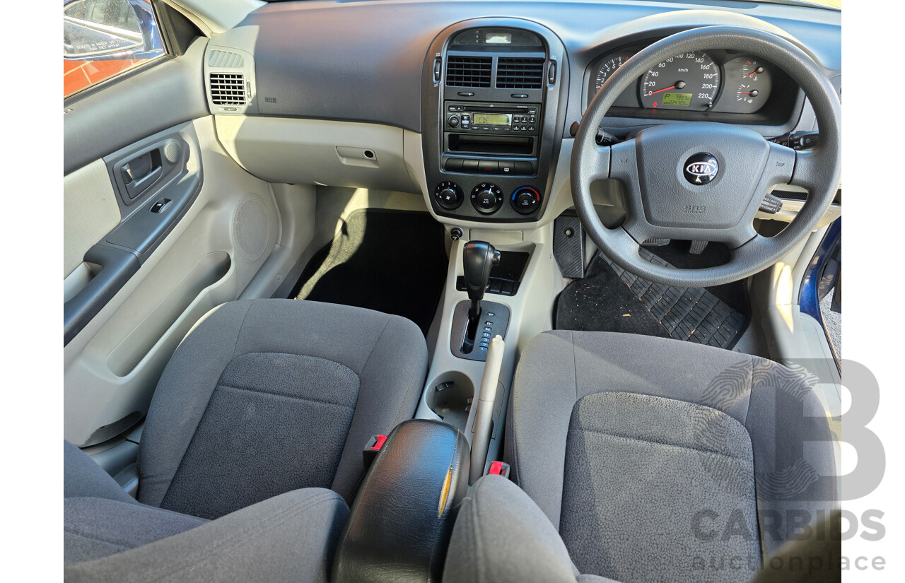 8/2006 Kia Cerato  LD 4d Sedan Blue 2.0L