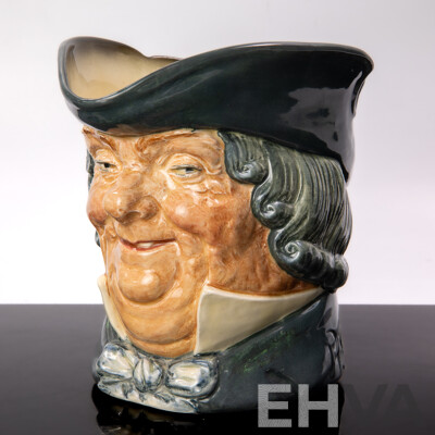 Vintage Royal Doulton Porcelain Character Jug, Parson Browns