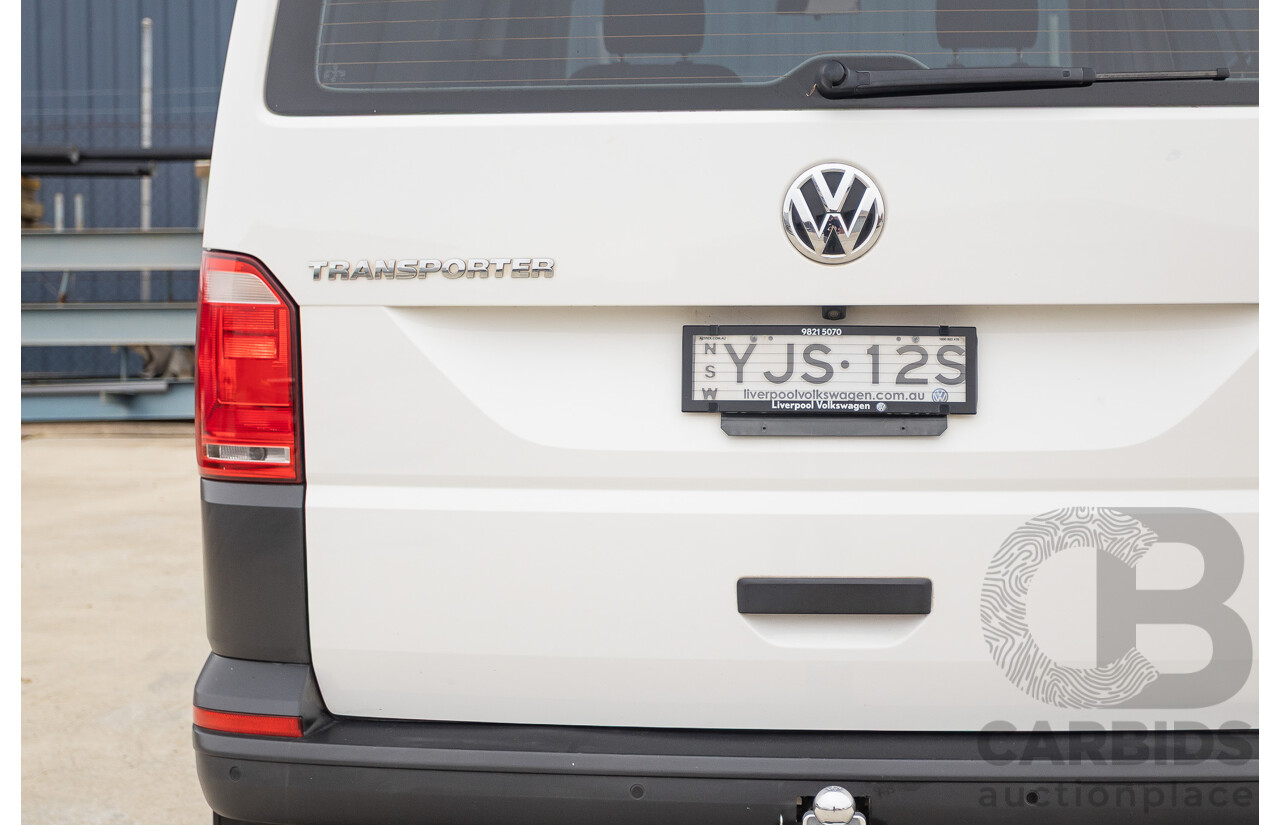 06/2019 Volkswagen Transporter TDI 400 SWB LOW FWD T6 MY19 Van White Turbo Diesel 2.0L