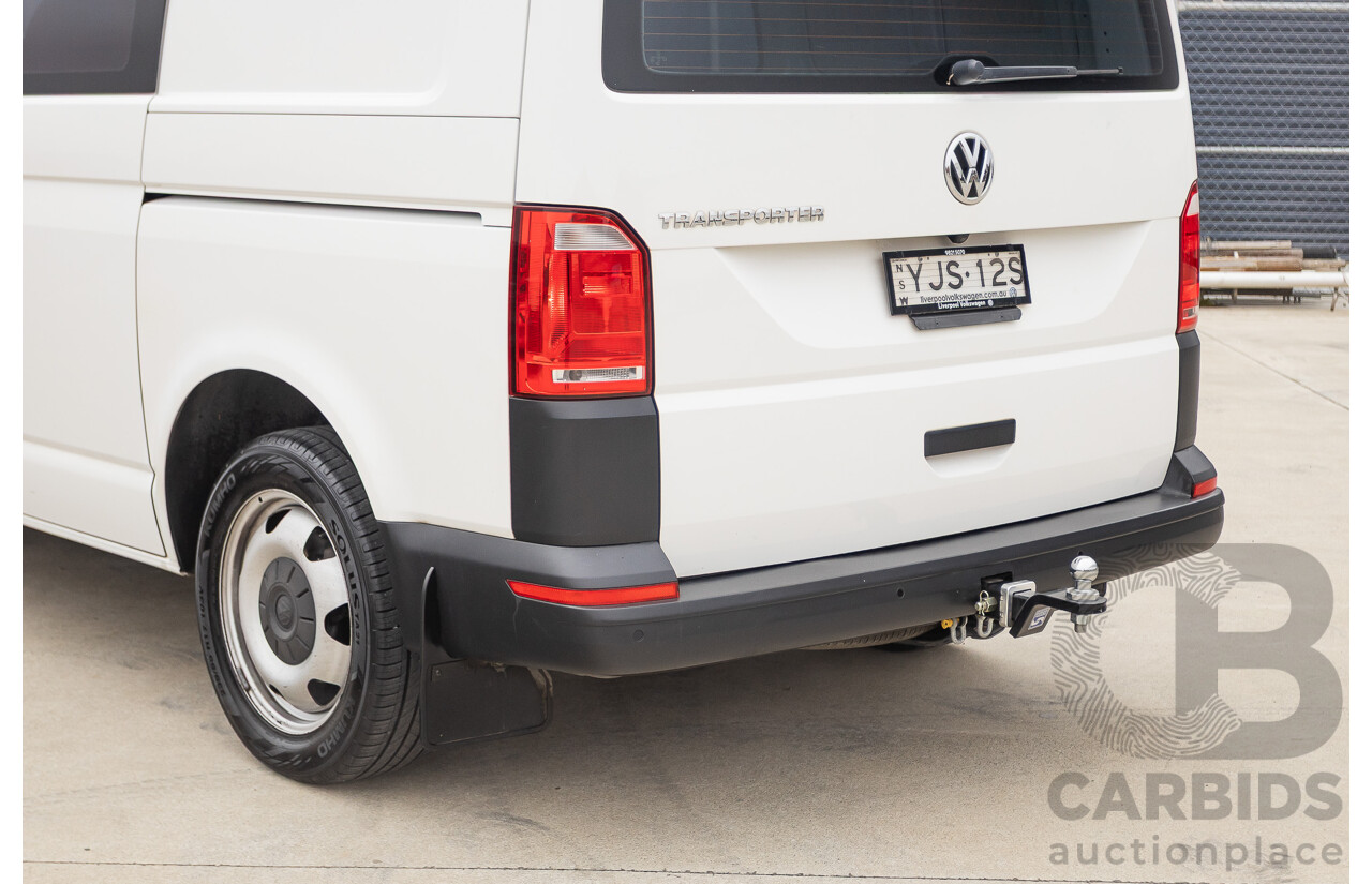 06/2019 Volkswagen Transporter TDI 400 SWB LOW FWD T6 MY19 Van White Turbo Diesel 2.0L