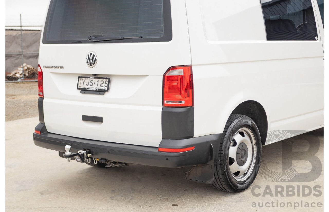 06/2019 Volkswagen Transporter TDI 400 SWB LOW FWD T6 MY19 Van White Turbo Diesel 2.0L
