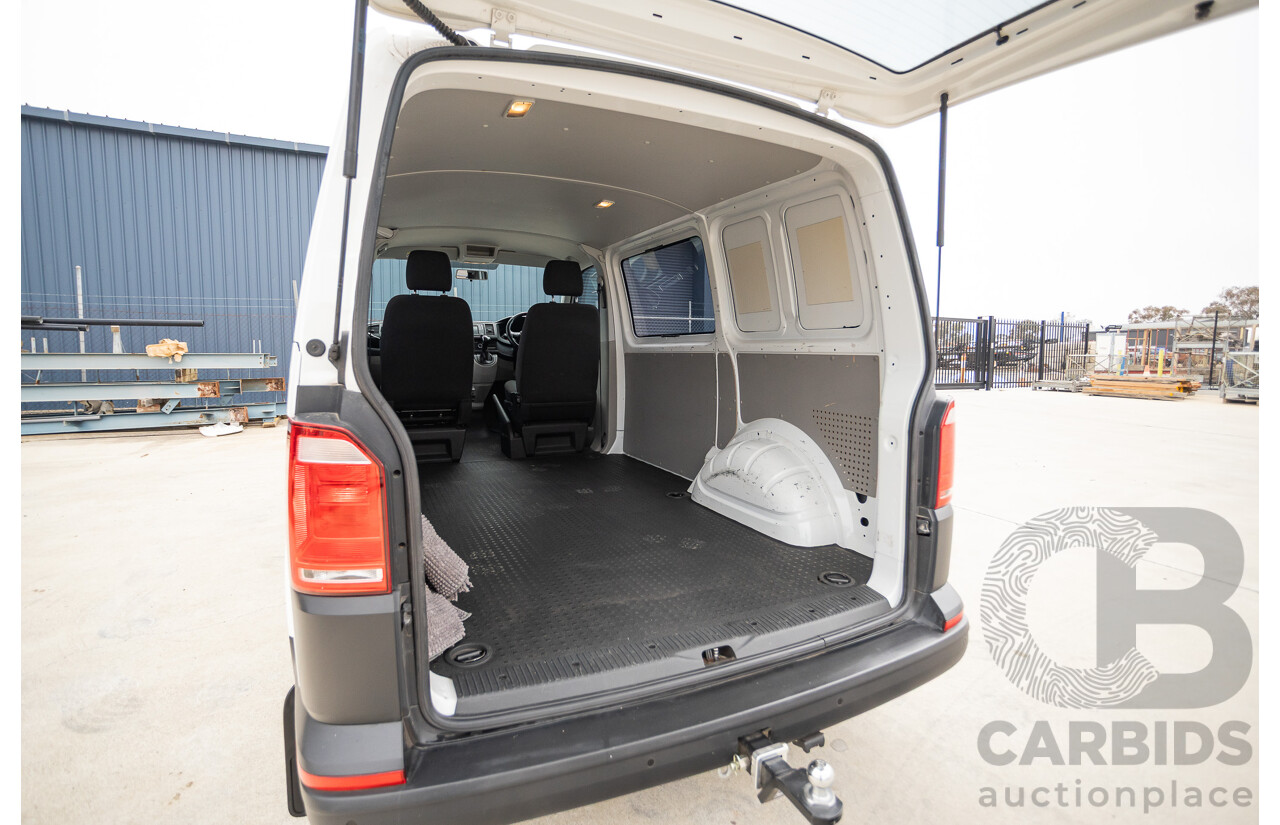 06/2019 Volkswagen Transporter TDI 400 SWB LOW FWD T6 MY19 Van White Turbo Diesel 2.0L