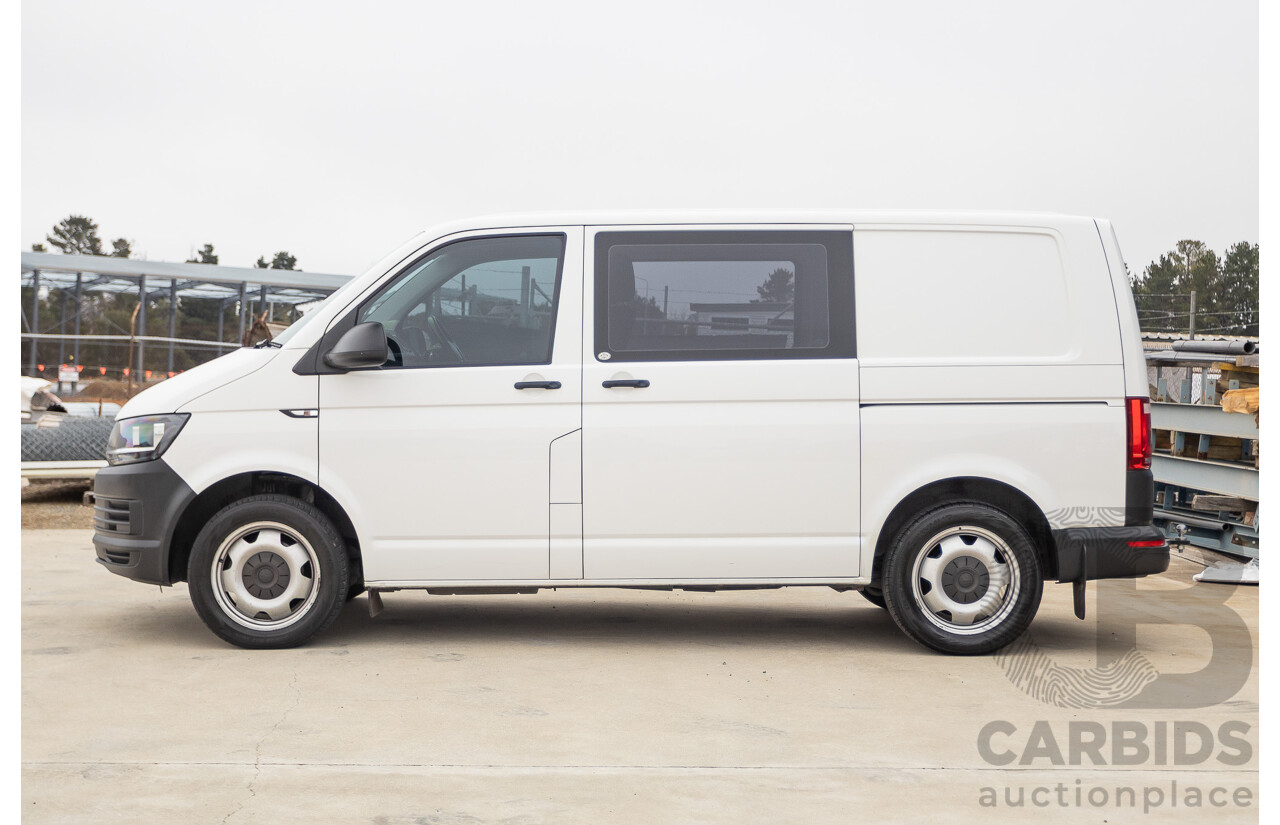 06/2019 Volkswagen Transporter TDI 400 SWB LOW FWD T6 MY19 Van White Turbo Diesel 2.0L