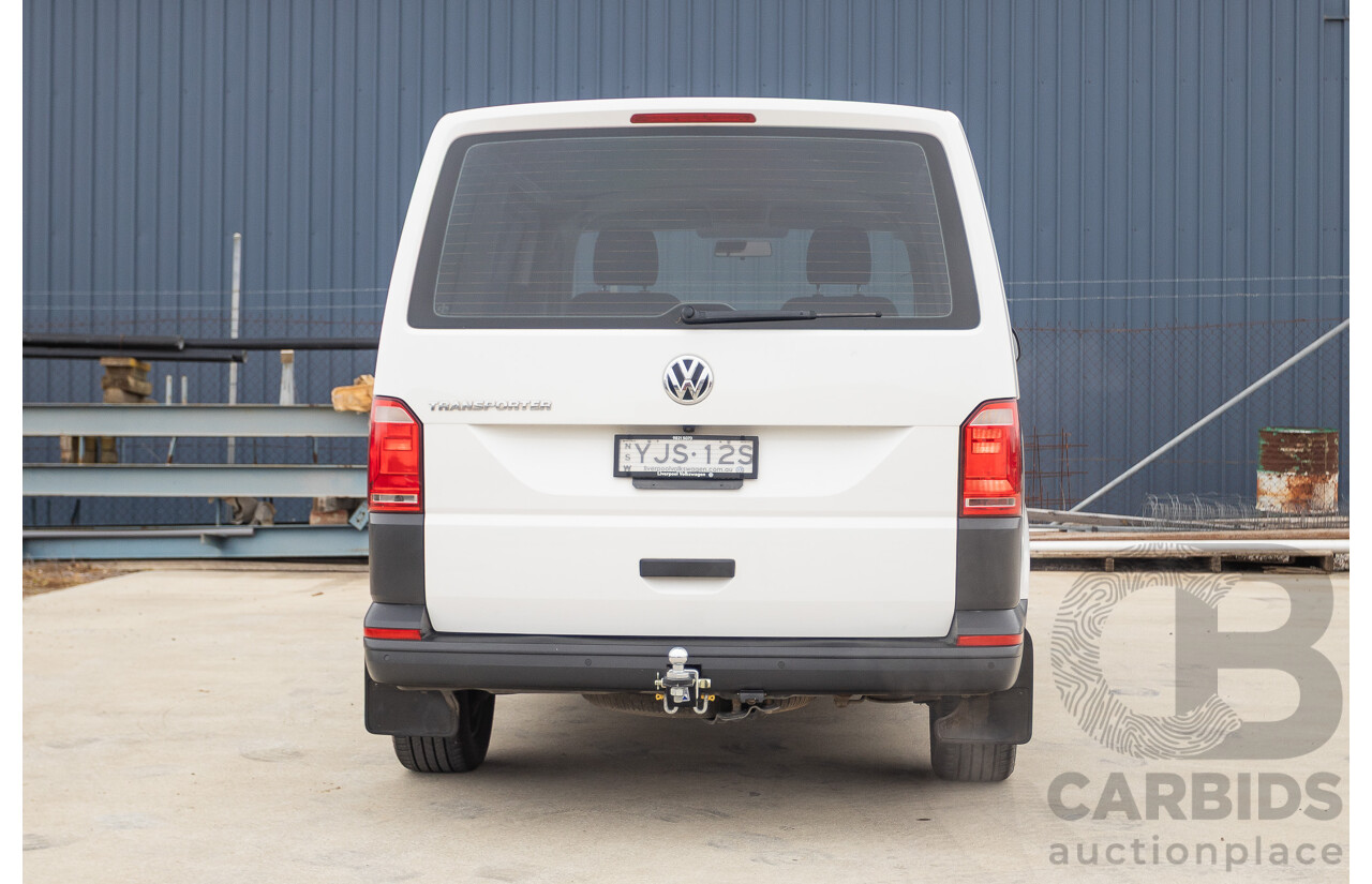 06/2019 Volkswagen Transporter TDI 400 SWB LOW FWD T6 MY19 Van White Turbo Diesel 2.0L