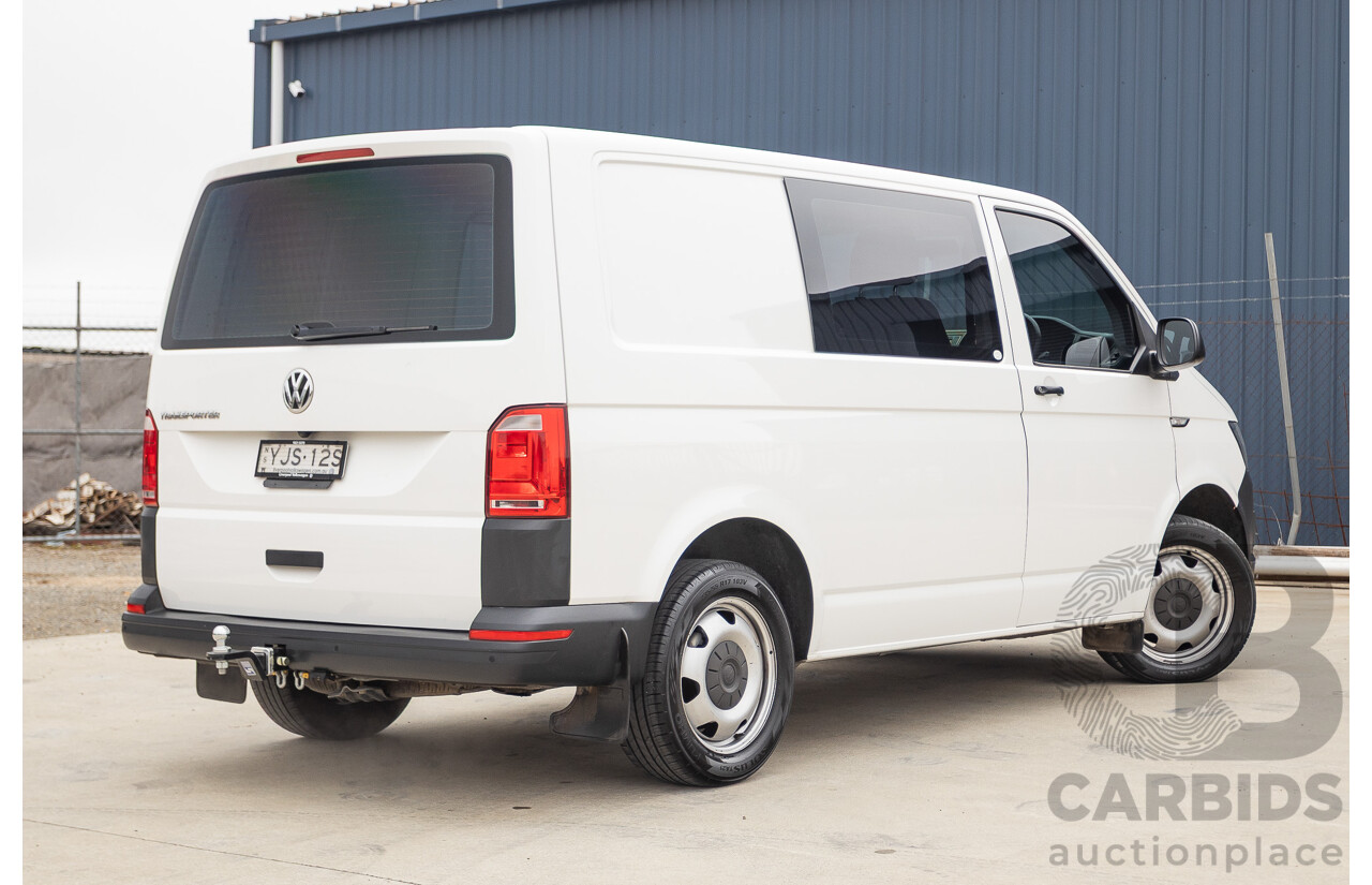 06/2019 Volkswagen Transporter TDI 400 SWB LOW FWD T6 MY19 Van White Turbo Diesel 2.0L